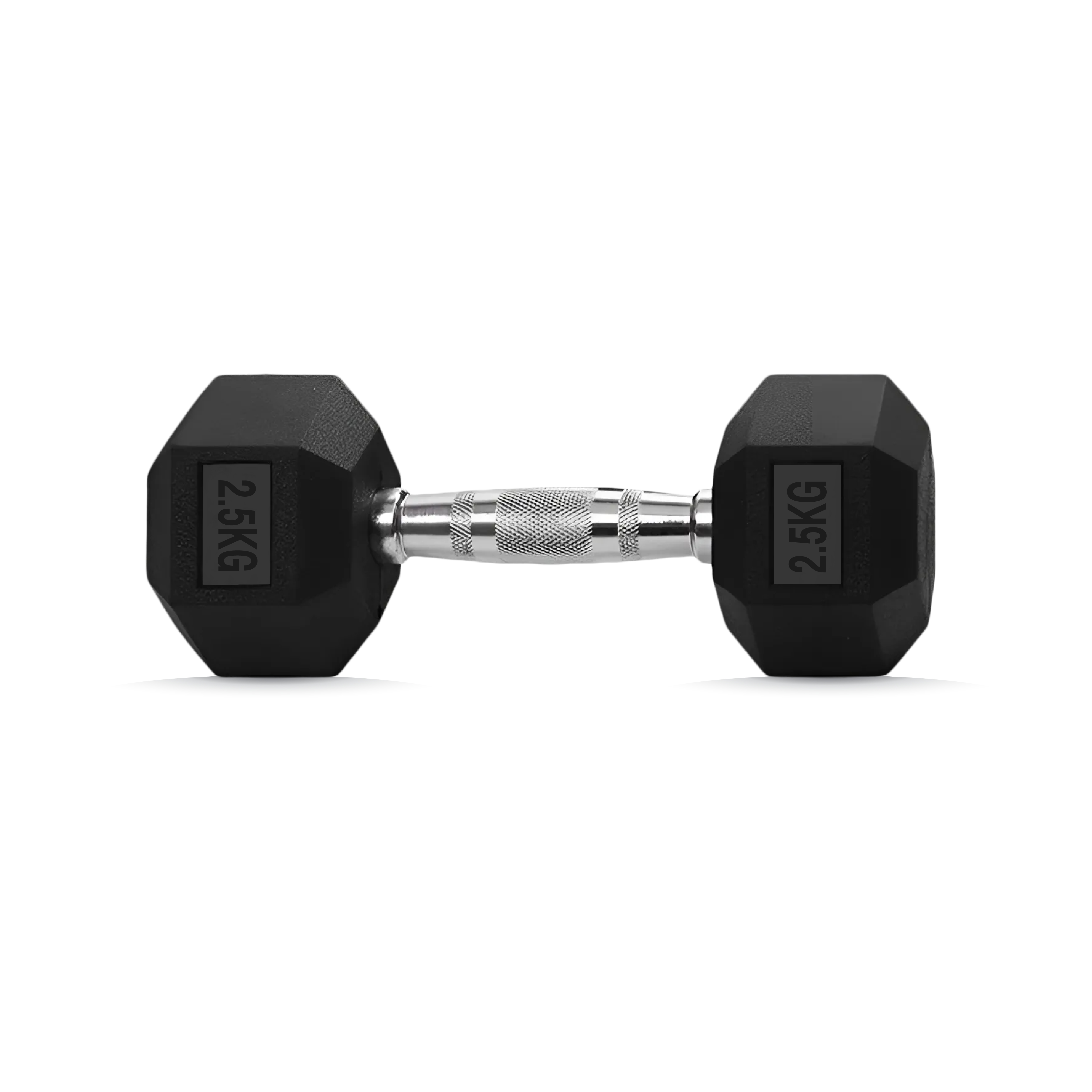 ดัมเบลยางออกกำลังกาย HOMEFITTOOLS แบบเหลี่ยม 5 KG (1 คู่)_0